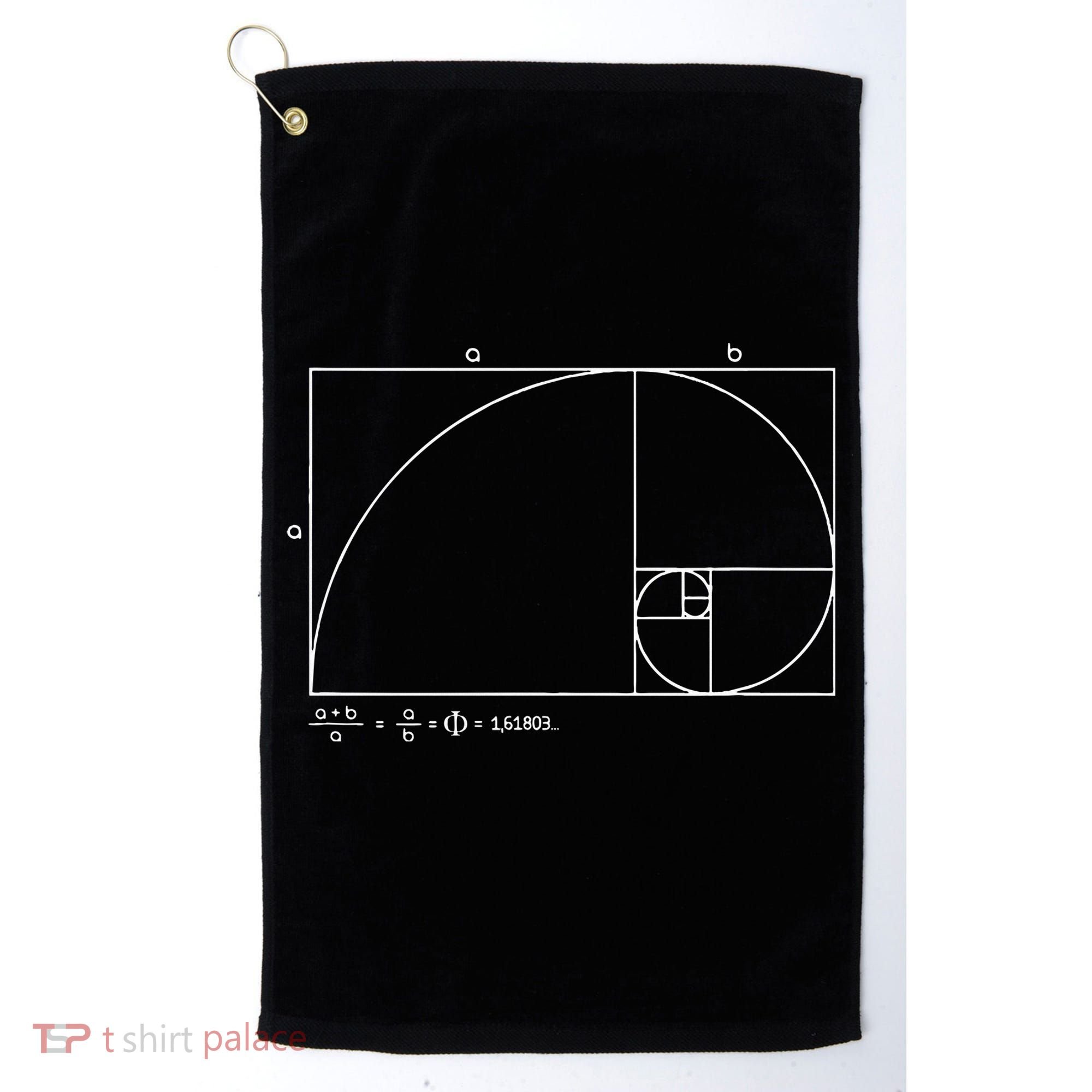 Fibonacci Golden Ratio Golf Towel