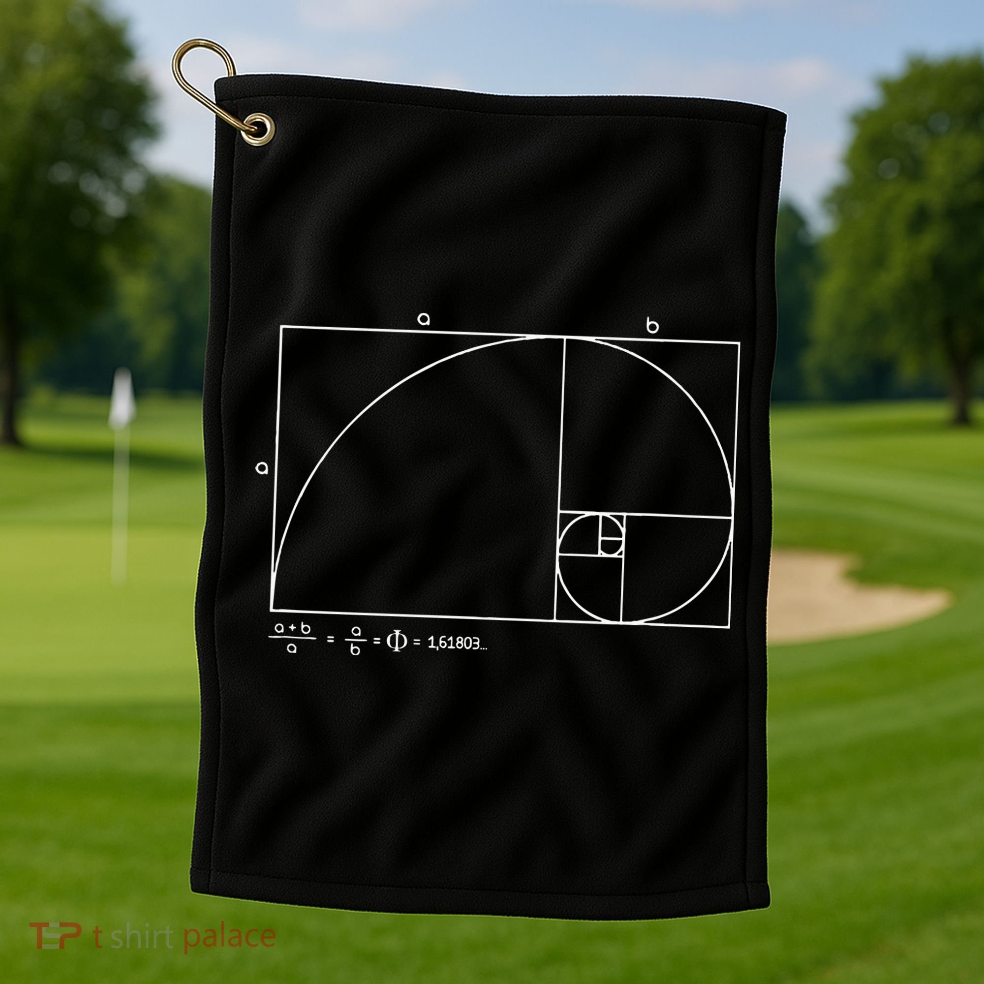 Fibonacci Golden Ratio Golf Towel