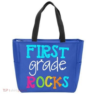First Grade Rocks Cool Gift Team 1St Grade Teacher Funny Gift Tote Bag