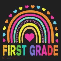 First Grade Rainbow Teacher Team 1st Grade Squad Women's Sweatshirt thumb 2