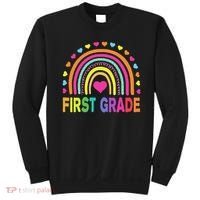 First Grade Rainbow Teacher Team 1st Grade Squad Sweatshirt thumb 0