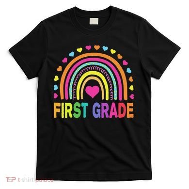 First Grade Rainbow Teacher Team 1st Grade Squad T-Shirt