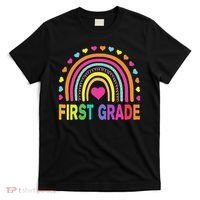 First Grade Rainbow Teacher Team 1st Grade Squad T-Shirt thumb 0