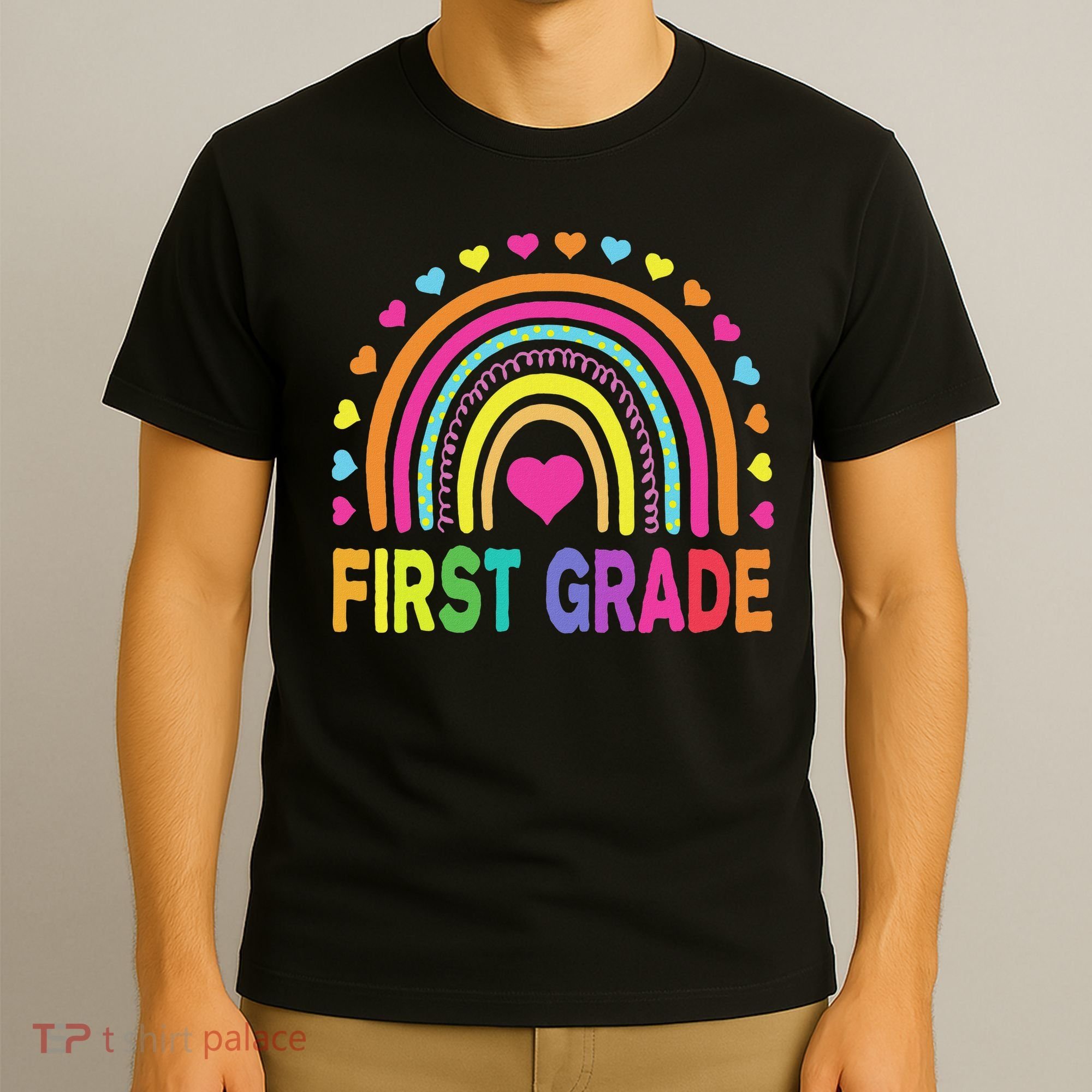 First Grade Rainbow Teacher Team 1st Grade Squad T-Shirt