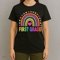 First Grade Rainbow Teacher Team 1st Grade Squad T-Shirt thumb 4