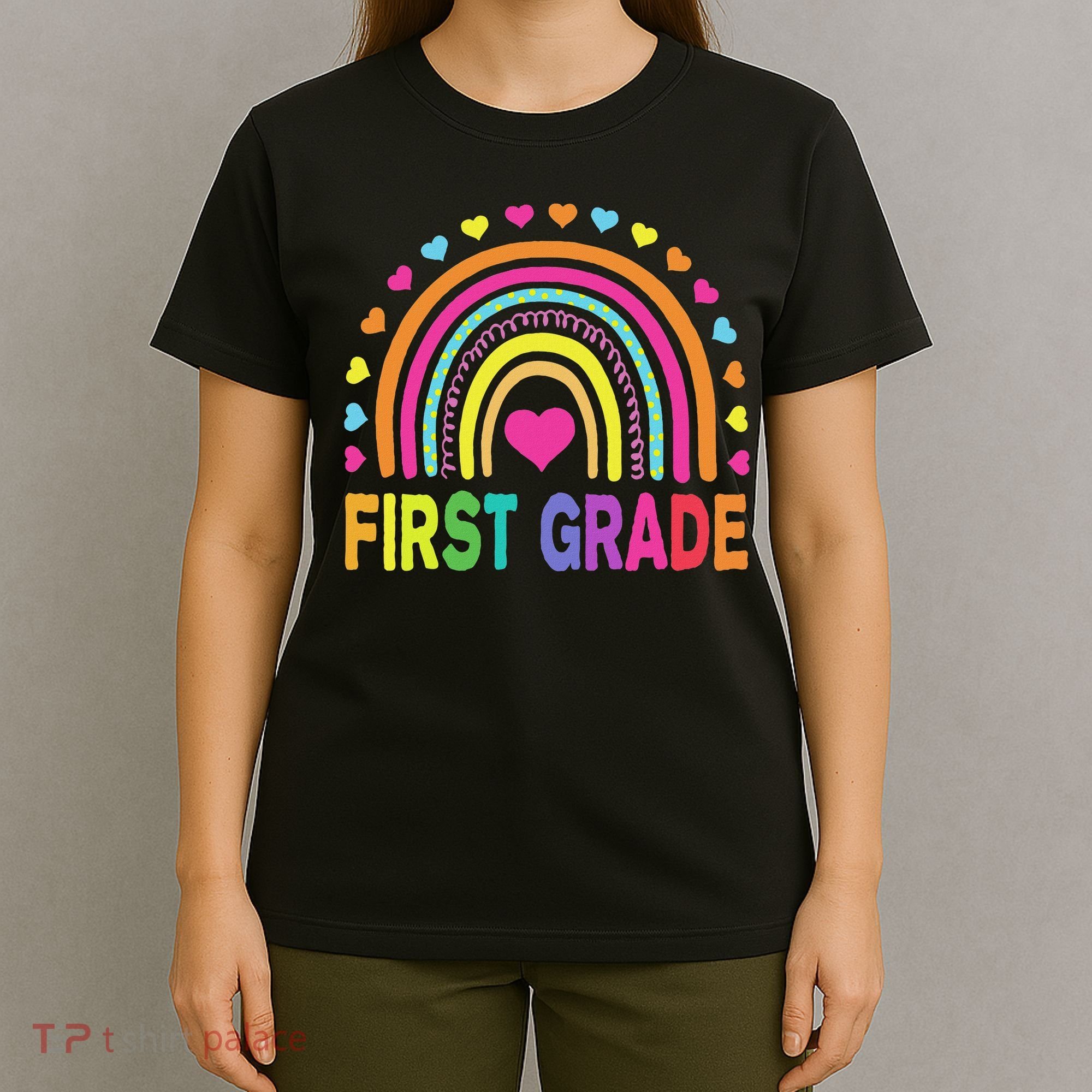 First Grade Rainbow Teacher Team 1st Grade Squad T-Shirt