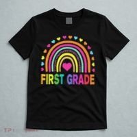 First Grade Rainbow Teacher Team 1st Grade Squad T-Shirt thumb 5