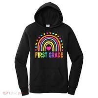 First Grade Rainbow Teacher Team 1st Grade Squad Women's Hoodie thumb 0