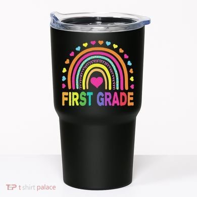 First Grade Rainbow Teacher Team 1st Grade Squad Tumbler