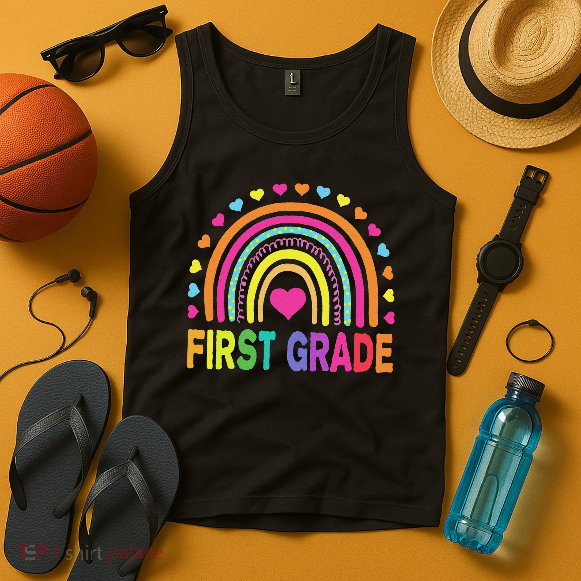 First Grade Rainbow Teacher Team 1st Grade Squad Tank Top