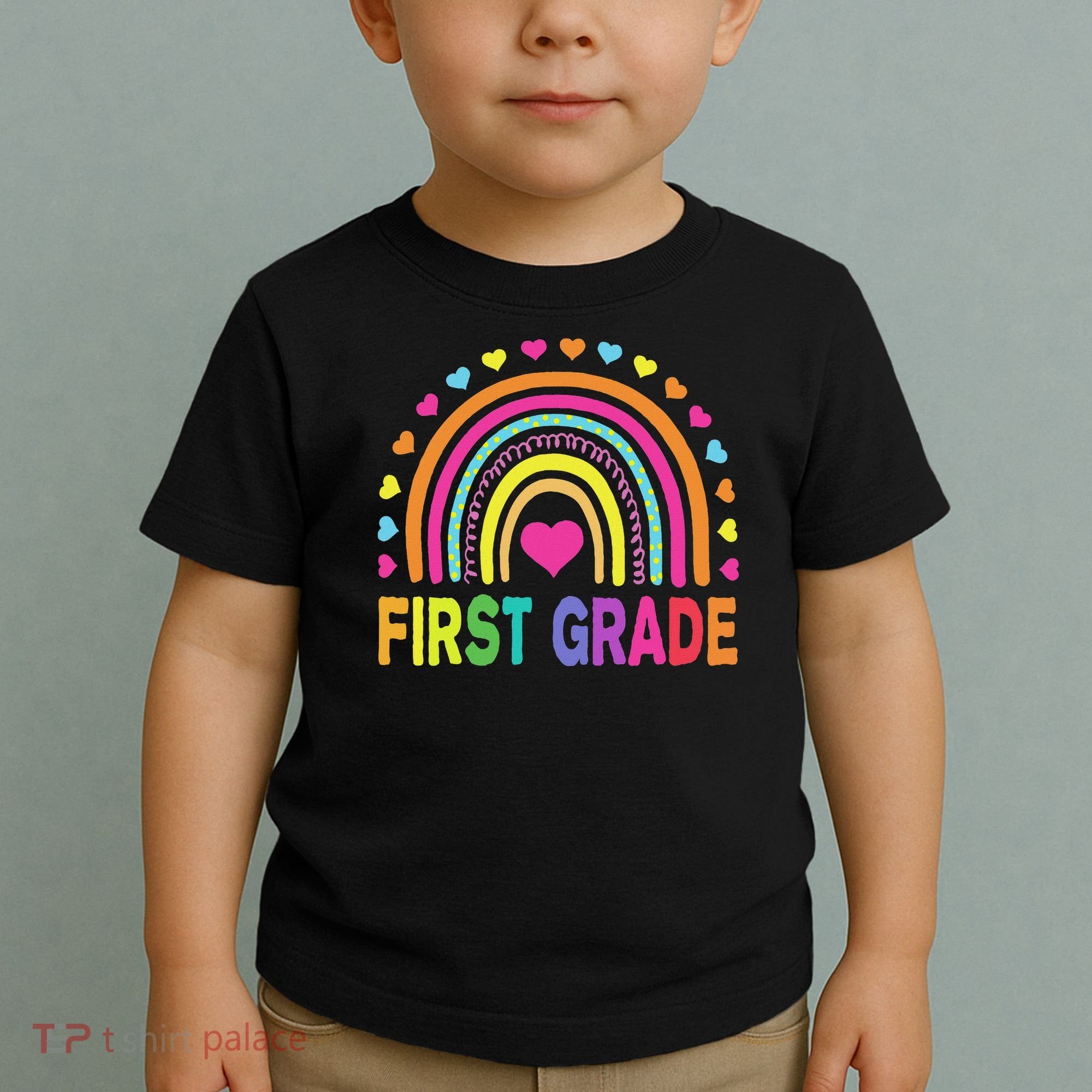 First Grade Rainbow Teacher Team 1st Grade Squad Toddler T-Shirt