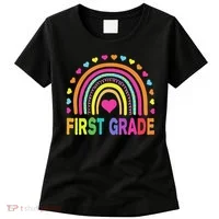 First Grade Rainbow Teacher Team 1st Grade Squad Women's T-Shirt thumb 0