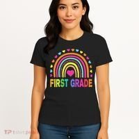 First Grade Rainbow Teacher Team 1st Grade Squad Women's T-Shirt thumb 4