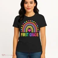 First Grade Rainbow Teacher Team 1st Grade Squad Women's T-Shirt thumb 4