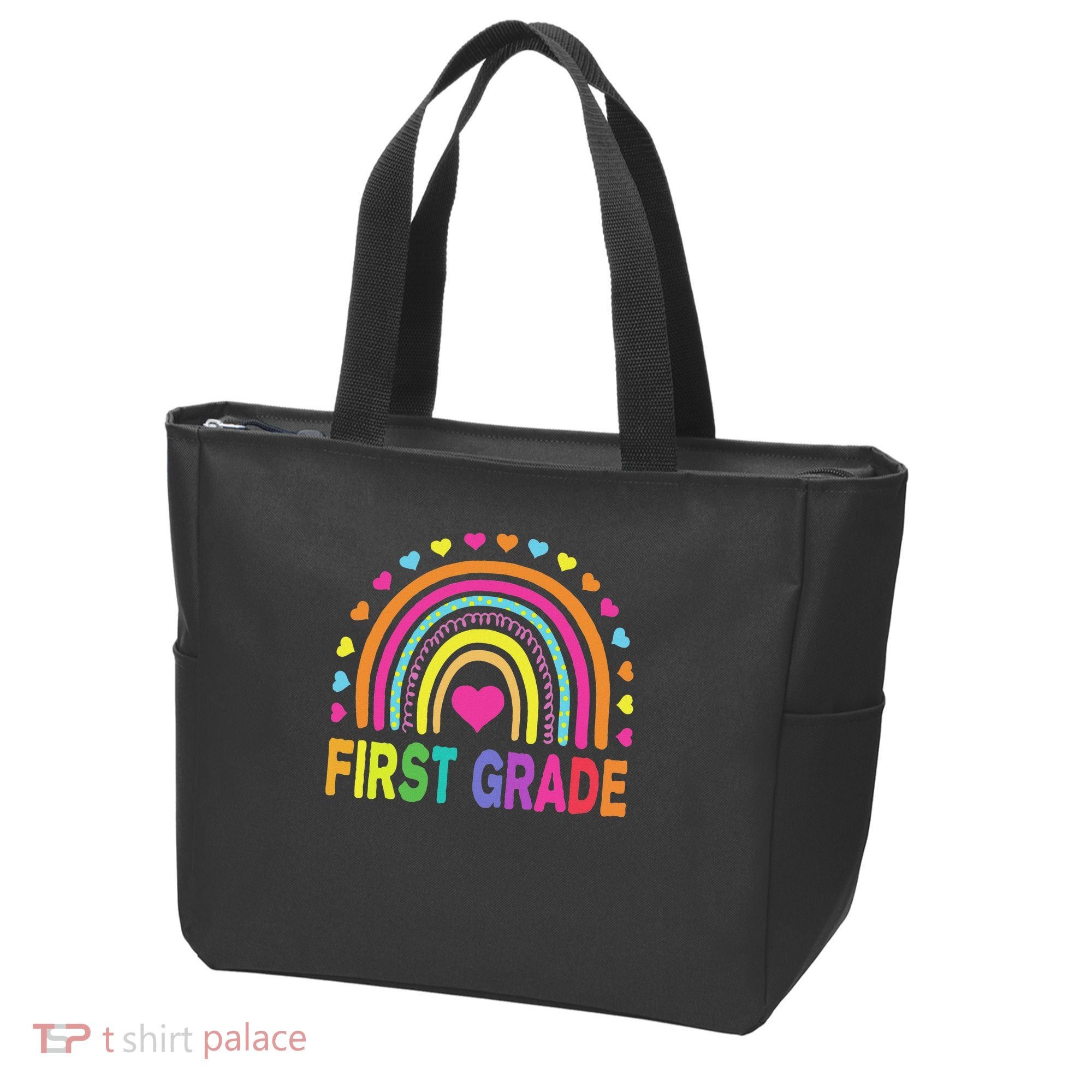 First Grade Rainbow Teacher Team 1st Grade Squad Tote Bag