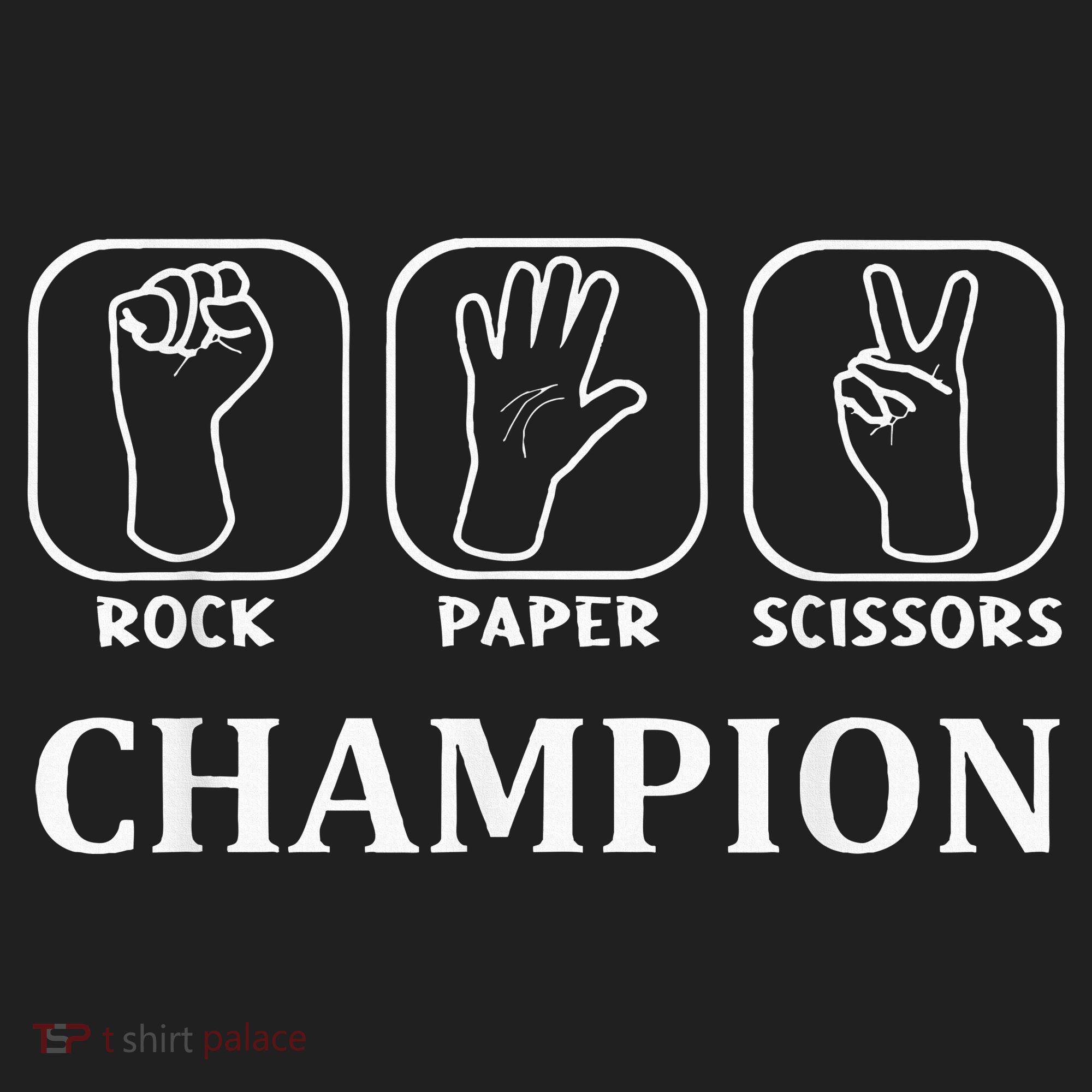 Funny Game Rock Paper Scissors Champion Beanie