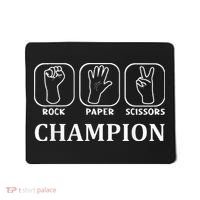 Funny Game Rock Paper Scissors Champion Mousepad thumb 0