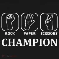 Funny Game Rock Paper Scissors Champion Toddler T-Shirt thumb 4