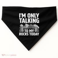Funny Geology Rock Hound Art Rockhound Lover USA-Made Doggie Bandana thumb 0