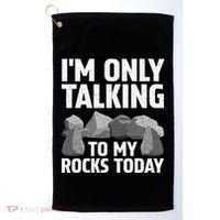 Funny Geology Rock Hound Art Rockhound Lover Golf Towel thumb 0