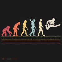 Funny Guitar Retro Vintage Evolution Of Man T-Shirt thumb 7