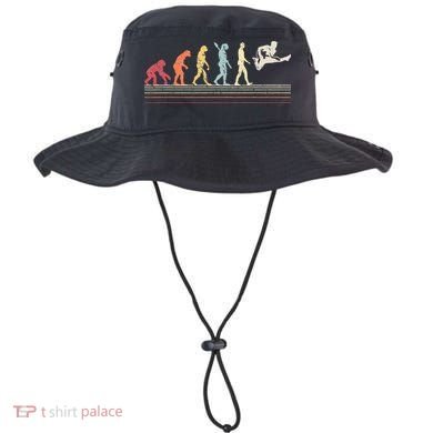 Funny Guitar Retro Vintage Evolution Of Man Bucket Hat