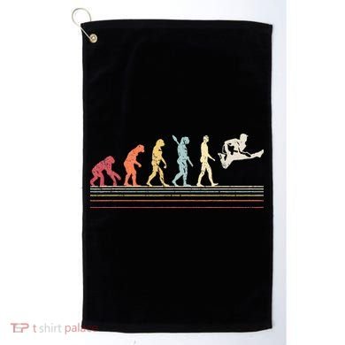 Funny Guitar Retro Vintage Evolution Of Man Golf Towel