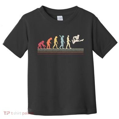 Funny Guitar Retro Vintage Evolution Of Man Toddler T-Shirt