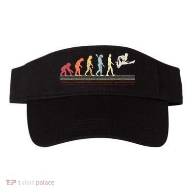 Funny Guitar Retro Vintage Evolution Of Man Visor