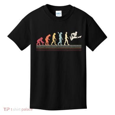 Funny Guitar Retro Vintage Evolution Of Man Kids T-Shirt