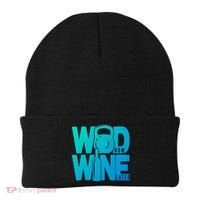 Funny Gym Rats Wod Now Wine Later Cute Gift Beanie thumb 0