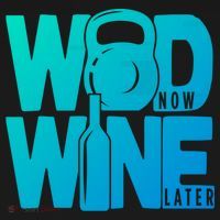 Funny Gym Rats Wod Now Wine Later Cute Gift Women's Hoodie thumb 2