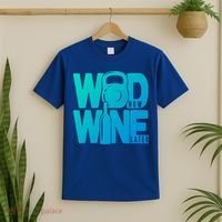 Funny Gym Rats Wod Now Wine Later Cute Gift T-Shirt thumb 2