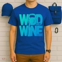 Funny Gym Rats Wod Now Wine Later Cute Gift T-Shirt thumb 6