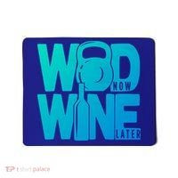 Funny Gym Rats Wod Now Wine Later Cute Gift Mousepad thumb 0