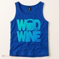 Funny Gym Rats Wod Now Wine Later Cute Gift Tank Top thumb 2