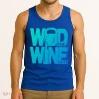 Funny Gym Rats Wod Now Wine Later Cute Gift Tank Top thumb 3