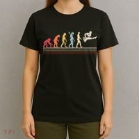 Funny Guitar Retro Vintage Evolution Of Man T-Shirt thumb 4