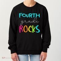 Fourth Grade Rocks Team 4th Grade Teacher Women's Sweatshirt thumb 0