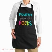 Fourth Grade Rocks Team 4th Grade Teacher Apron thumb 2