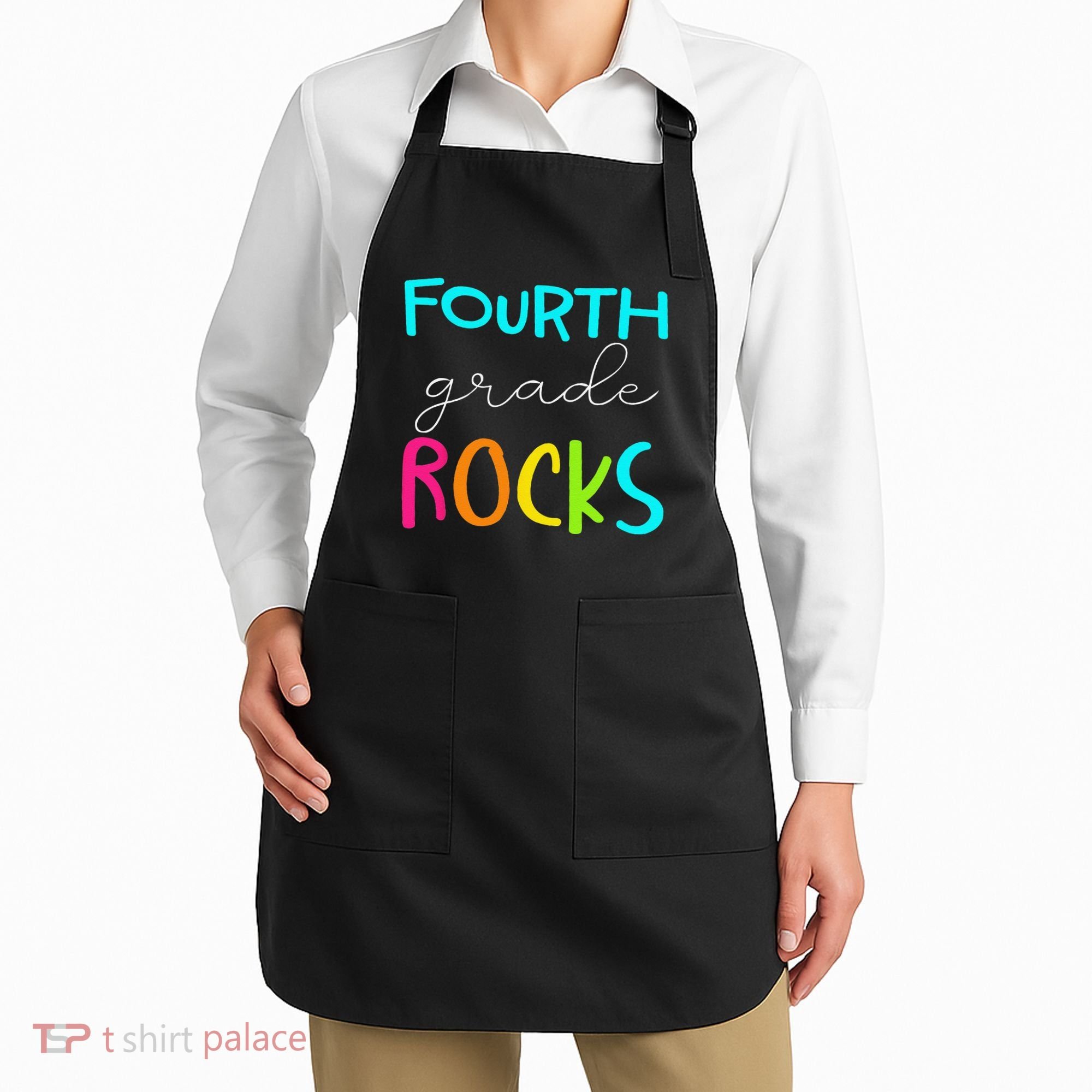 Fourth Grade Rocks Team 4th Grade Teacher Apron