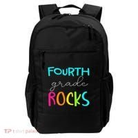 Fourth Grade Rocks Team 4th Grade Teacher Backpack thumb 0