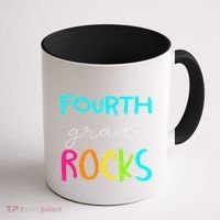 Fourth Grade Rocks Team 4th Grade Teacher Coffee Mug thumb 1