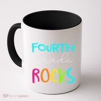 Fourth Grade Rocks Team 4th Grade Teacher Coffee Mug thumb 0