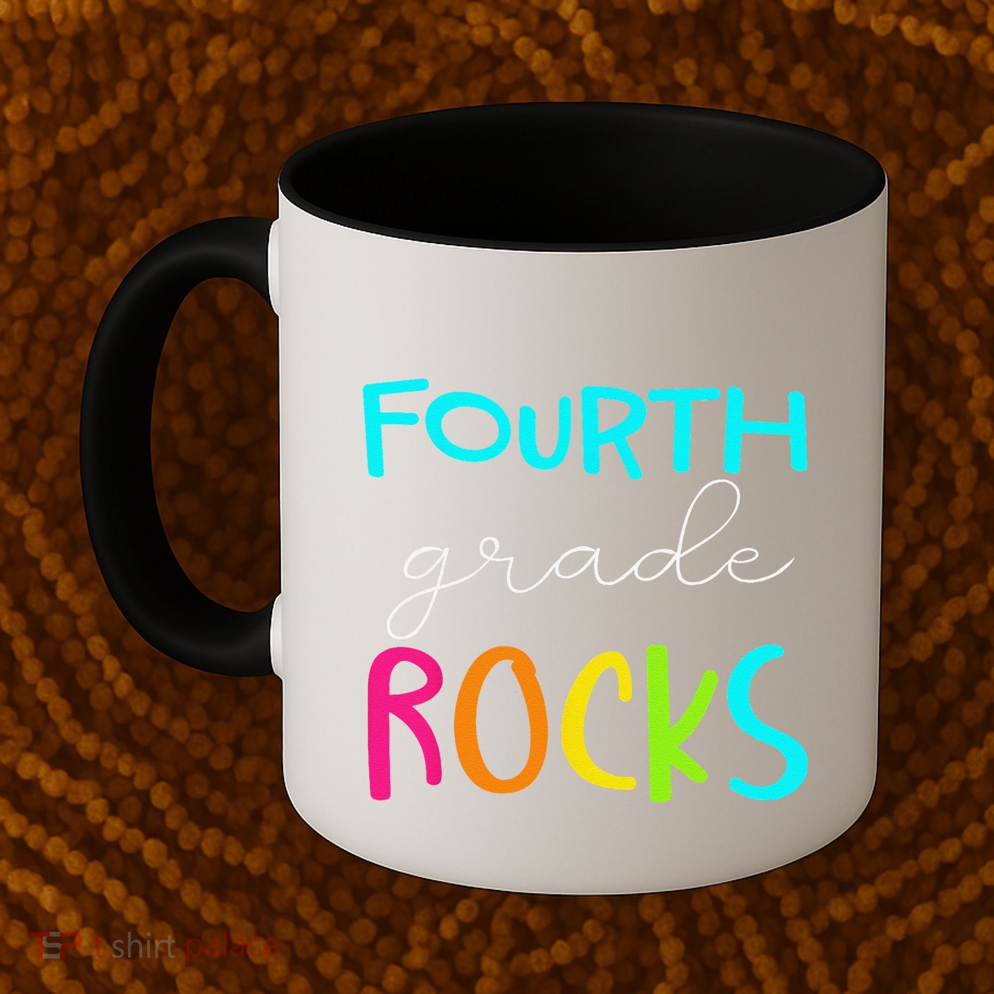 Fourth Grade Rocks Team 4th Grade Teacher Coffee Mug
