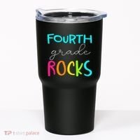 Fourth Grade Rocks Team 4th Grade Teacher Tumbler thumb 0