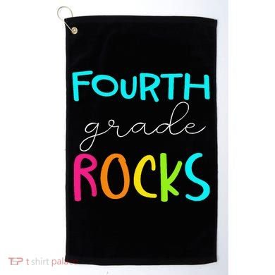 Fourth Grade Rocks Team 4th Grade Teacher Golf Towel