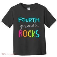 Fourth Grade Rocks Team 4th Grade Teacher Toddler T-Shirt thumb 0