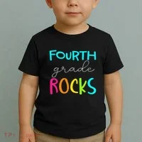 Fourth Grade Rocks Team 4th Grade Teacher Toddler T-Shirt thumb 2