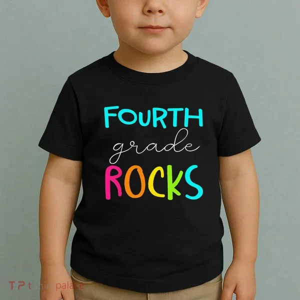 Fourth Grade Rocks Team 4th Grade Teacher Toddler T-Shirt